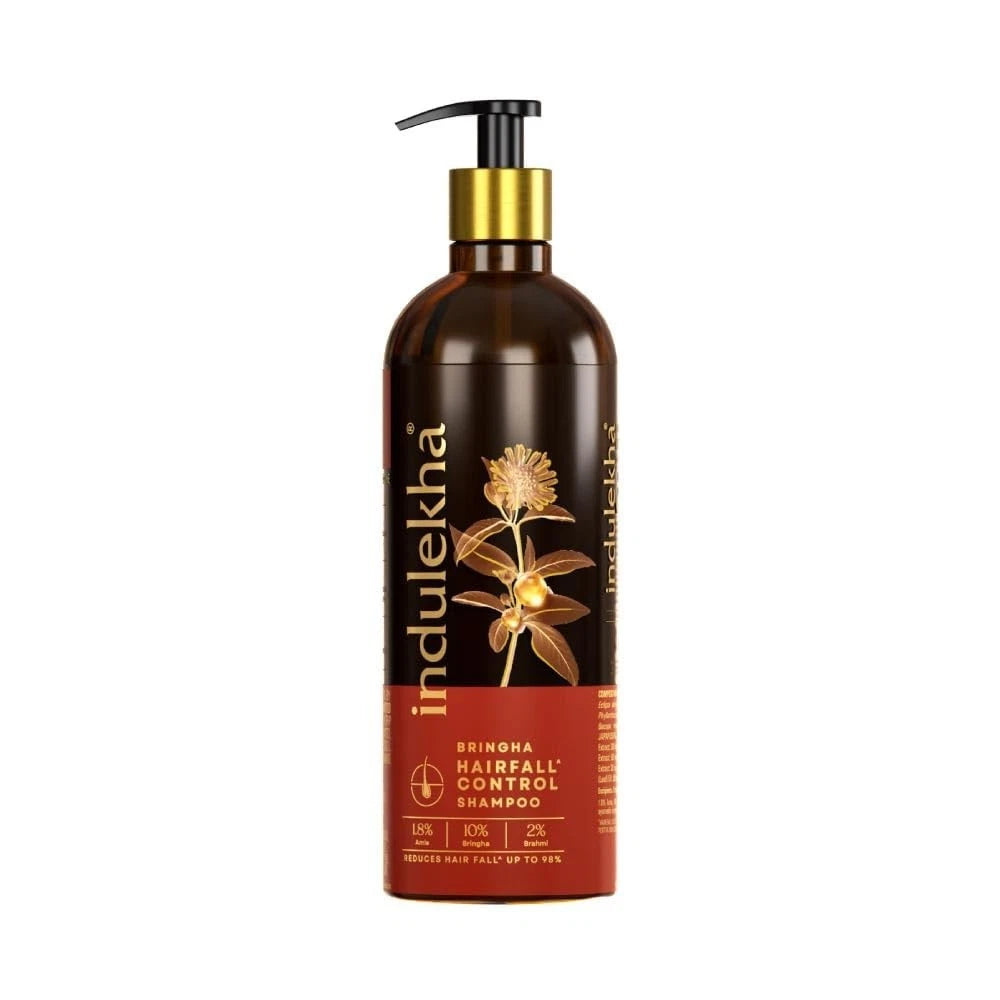 Indulekha Bringha Shampoo, Ayurvedic For Hair Fall, Free From Parabens, 340ml
