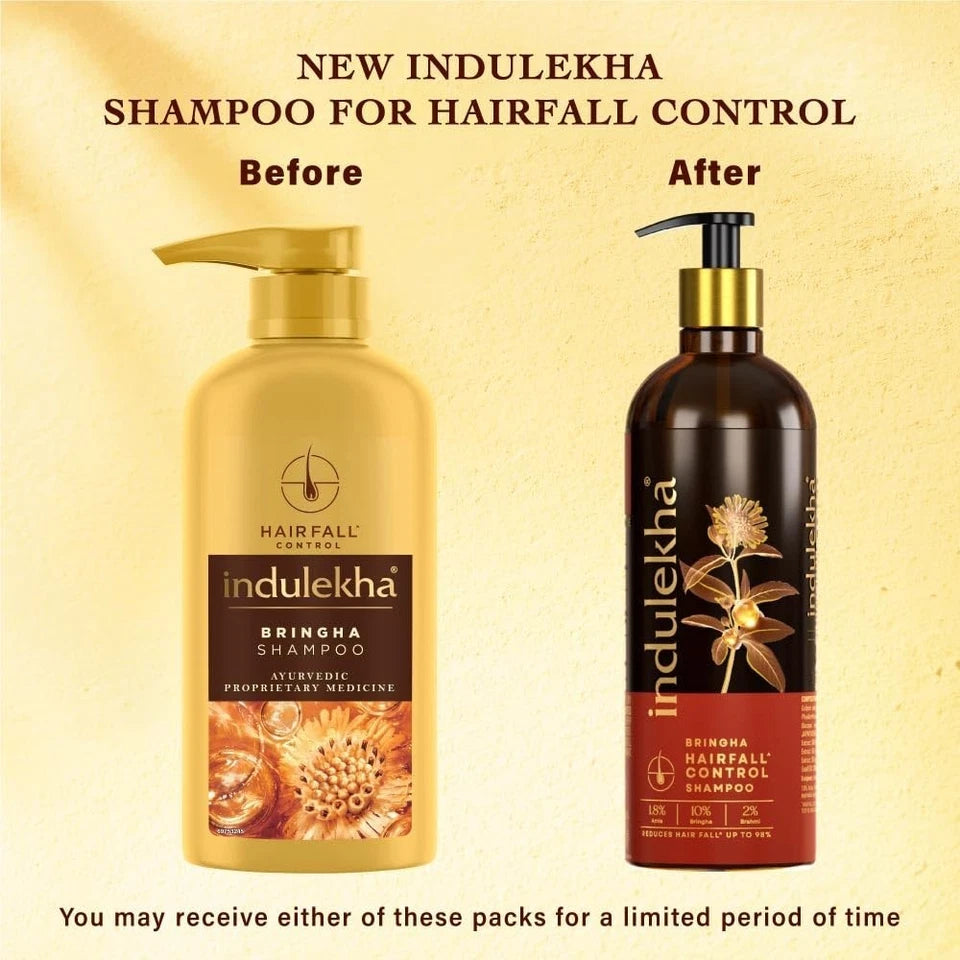 Indulekha Bringha Shampoo, Ayurvedic For Hair Fall, Free From Parabens, 340ml